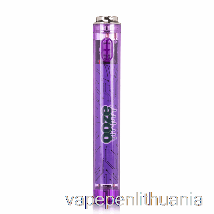 Ooze Slim 400mah Skaidrus 510 Vape Akumuliatorius Itin Violetinis Vape Skystis